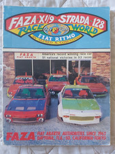 FAZA FIAT ABARTH X1/9 STRADA 128 RACE WORLD RARE BOOK BY ALFRED S. COSENTINO