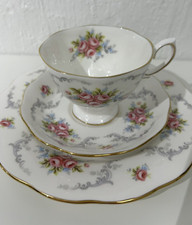Vintage Royal Kent Roses Bone China Trio