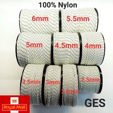 PULL CORD STARTER ROPE LAWNMOWER, STRIMMER, CHAINSAW, 2.5mm - 6mm  2 - 25 metre.