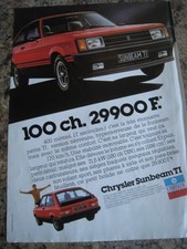 CHRYSLER SUNBEAM TI FRENCH