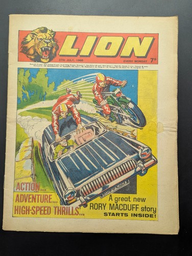 Lion comic 27th july - comic, 1968