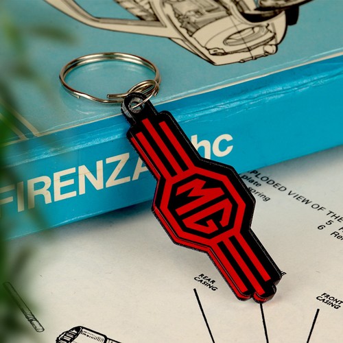 Badge keyring classic - mg,