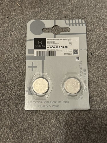 Mercedes benz key battery - x2,