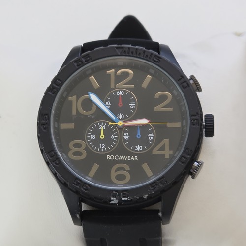 Rocawear black dial - rocawear, gold