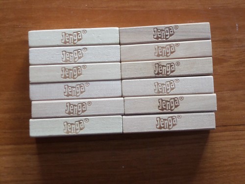 Spare jenga blocks plain - spare, (plain-