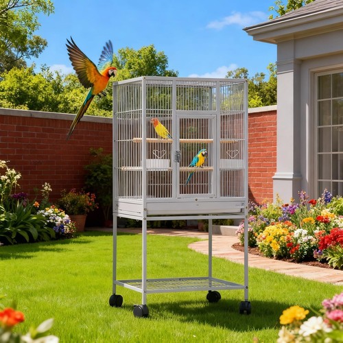 Bird cage budgie - bird,