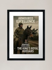 The Kings Royal Hussars Framed