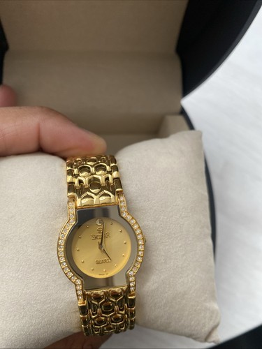 Swistar quartz ladies gold - swistar,