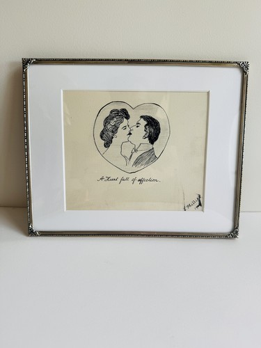 Original 1909 pen ink - 1909, &