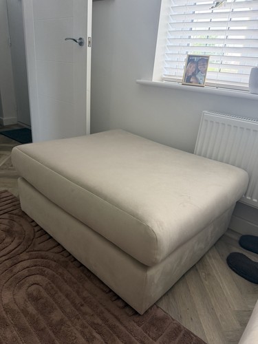 Dfs pouffe footstool - dfs,