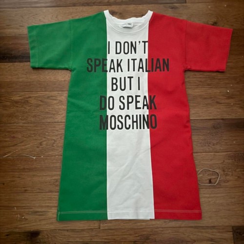 Moschino italian flag kids