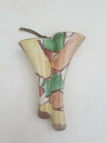 Germany pottery wall pocket - pottery,