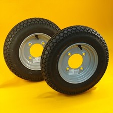 2x Spare Wheel & Tyre 3.50x8