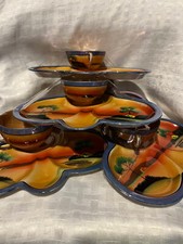 Vintage 5 Piece Hand Painted