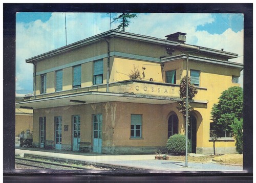 Postcard cossato station - postcard,