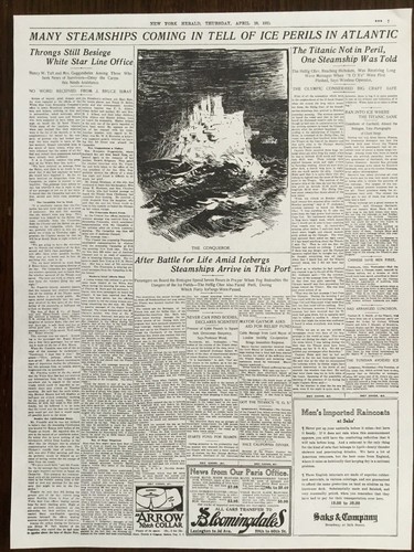 Titanic disaster poster 18th - poster, :