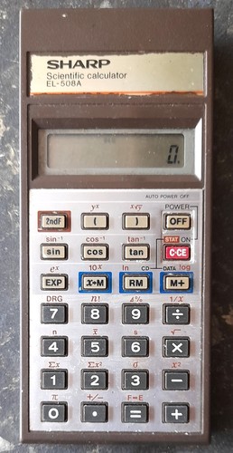 Sharp 508a scientific - sharp, el-508a