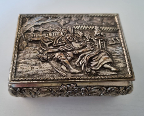 Vintage silver plated trinket - vintage,