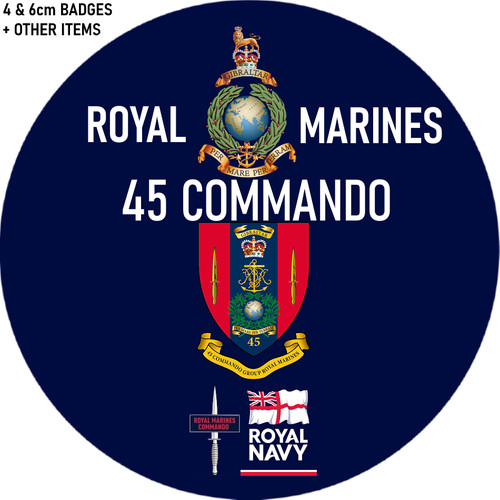 Royal navy marines badge - royal,