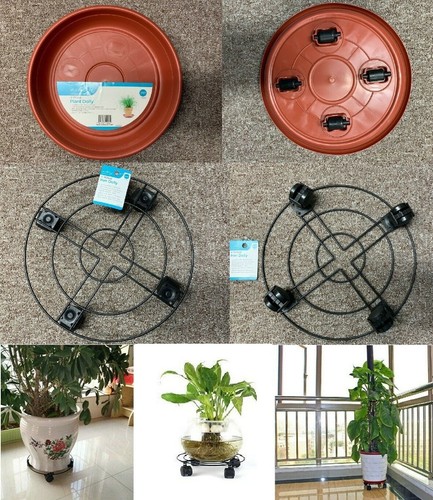 Plastic metal plant pot - x,