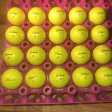 Twenty Yellow Titleist Pro V Grade A/B Golf Balls