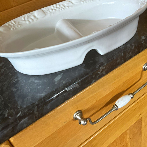 Large vintage white - vintage, ceramic