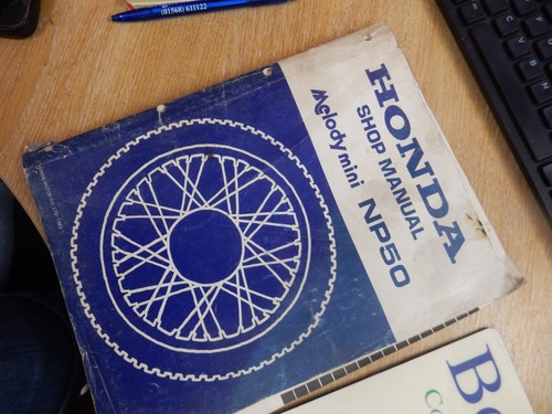 Honda shop manual - shop, mini