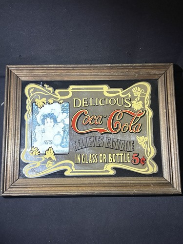Coca cola vintage framed - vintage,