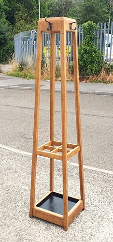 Vintage oak hallstand hat - hallstand,