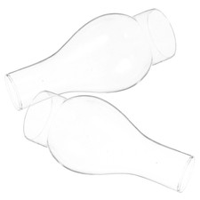 2Pcs Gas Lamp Glass Chimney
