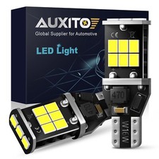 2x AUXITO T15 W16W 921 912 955 6000K Xenon White LED Reverse Wedge Light Bulb