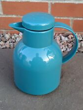 Vintage Emsa Samba Flask Retro Teal Blue Thermos Vacuum West Germany Campervan
