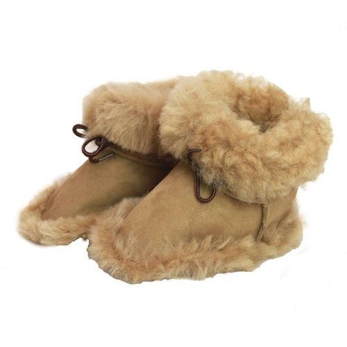 Baby booties sheepskin - baby,
