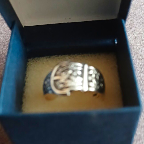 Hallmarked 925 silver buckle - hallmarked,