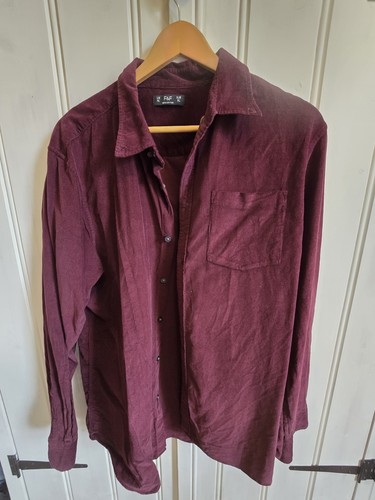 Mens corduroy shirt - f&f, xl