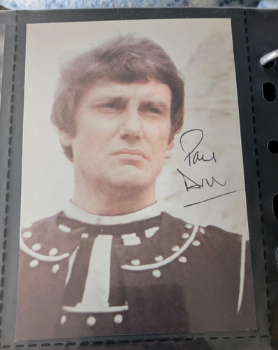 Actor paul darrow signed - actor,