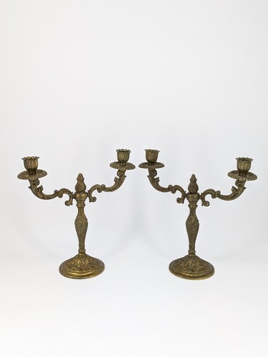 Pair vintage italian brass - vintage,