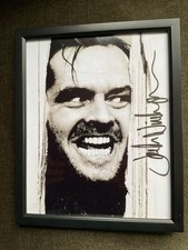 Signed photo jack nicholson - photo,