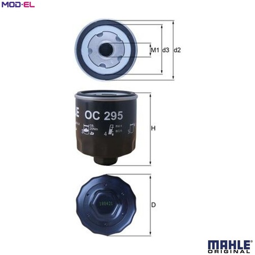 Oil filter 295 for skoda - 295,