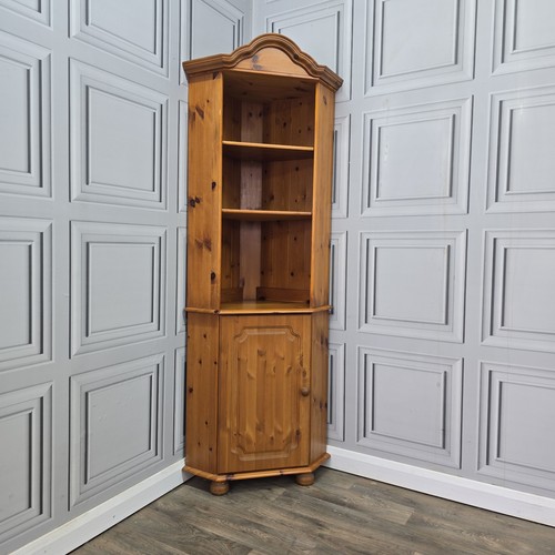 Vintage pine corner cabinet - vintage,