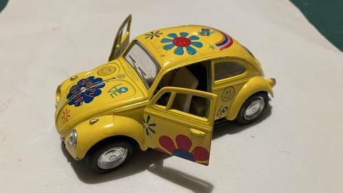 Beetle toy car yellow 1967 - beetle,