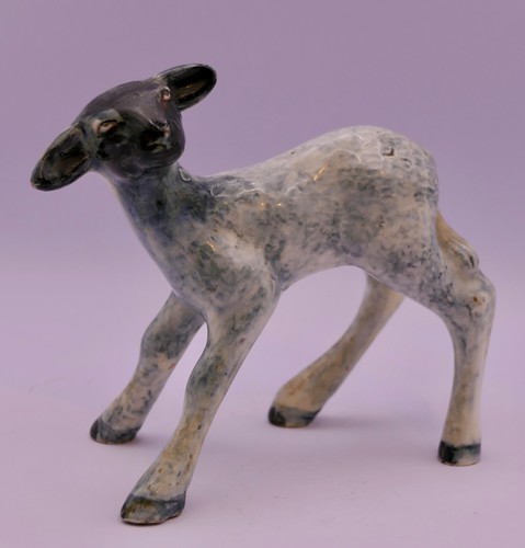 Studio pottery lamb sculpture - studio,