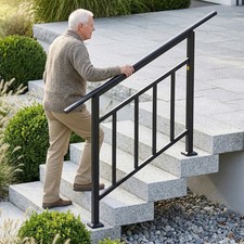 Galvanised steel handrail - handrail, kit