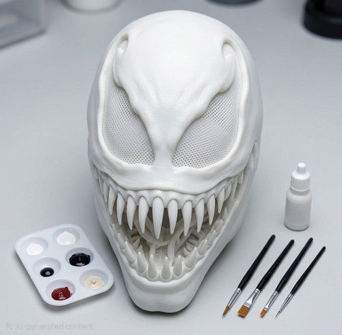 Venom movie mask - venom, (wearable)