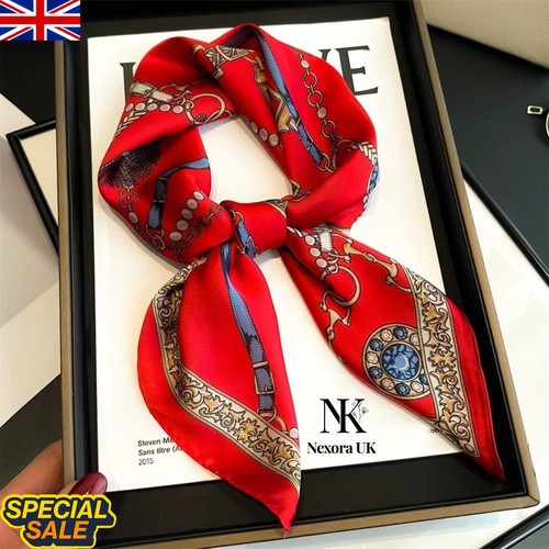 Women 70x70cm silk scarf - silk,