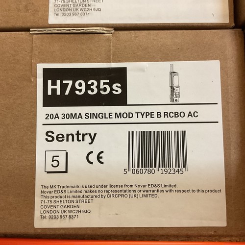 20a rcbo sentry 30ma - rcbo,
