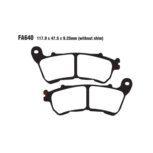 Pair ebc pads fa640hh - pair,