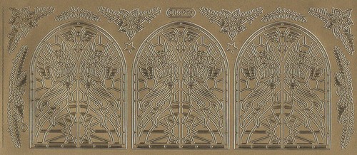 Stained glass angel windows - glass,