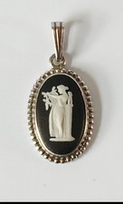 Wedgwood Black Jasper Pendant
