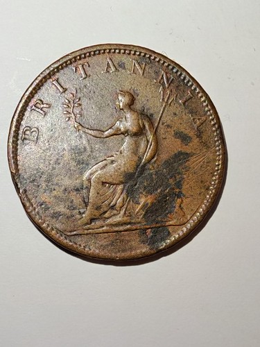 1806 george iii 3rd - george, half-penny